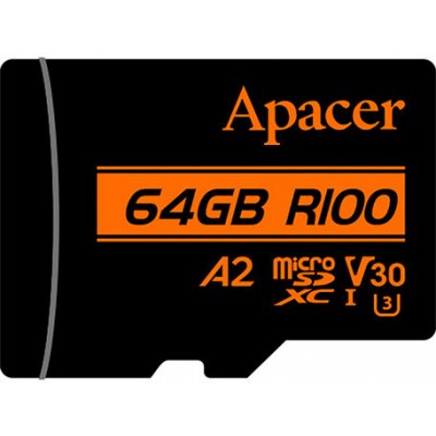 Apacer V30 A2 64GB micro SDXC AP64GMCSX10U8-R – Zbozi.Blesk.cz