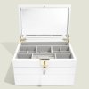 Stackers luxusní šperkovnice 3v1 Orchid White Leather bílá 75457