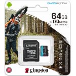 Kingston microSDXC 64 GB SDCG3/64GB – Zboží Živě