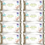 Dada Extra Vlhčené ubrousky Care Aloe Care organické aloe 8 x 64 ks – Hledejceny.cz