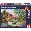 Puzzle Schmidt Dům u jezera 1000 dílků