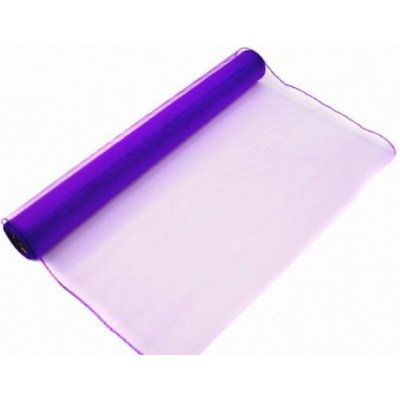 Organza 40 cm/9m obšitá - fialová - 044 – Hledejceny.cz