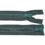 KOH-I-NOOR Kostěný zip no.5 rozepínací dvoucestný 60cm tmavě zelený – Hledejceny.cz