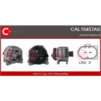 Alternátor CASCO CAL15457AS | Zboží Auto