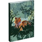 Baagl A4 Tygr A-31597 zelená – Zboží Dáma