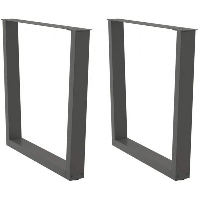 Omaxi 958151 Nohy k jídelnímu stolu ve tvaru V 2 ks antracitové 80 x 72-73,3 cm ocel – Zboží Mobilmania
