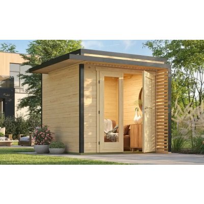WEKA Dřevěný zahradní domek Amberley 2,9 x 2,9 m – Sleviste.cz