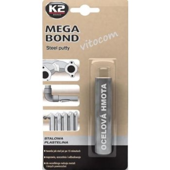 K2 MEGA BOND ocelová hmota na opravu 60g