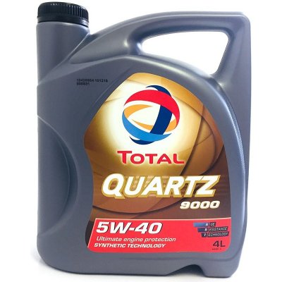 Total Quartz 9000 5W-40 4 l – Zboží Mobilmania