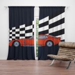 Sablio Závěs Závodní auto: 2ks 140x250cm – Hledejceny.cz
