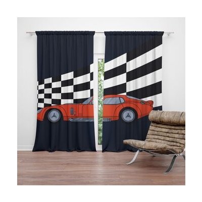 Sablio Závěs Závodní auto: 2ks 140x250cm – Hledejceny.cz