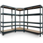 Majster Regál Rivet Corner Pack 180 x 210 x 180 x 45 cm 5 polic antracit šedá – Sleviste.cz