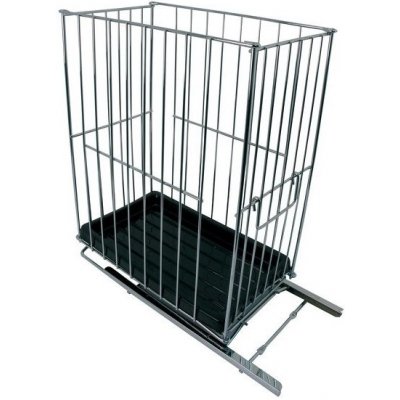 MSV výsuvný vestavný odpadkový koš chromovaná ocel, 19 l – Hledejceny.cz