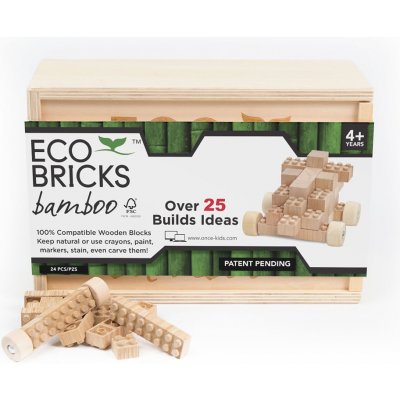 Once-kids Eco-bricks 24 kostek bambus