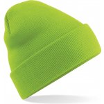 Beechfield zimní čepice Original Cuffed beanie limetková – Zboží Mobilmania