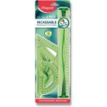 Maped Sada pravítek Unbreakable Maxi 4dílná sada zelená 244304 – Zboží Živě