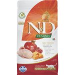 N&D Pumpkin Adult Cat Grain Free Neutered Quail & Pomegranate granule 1,5 kg – Sleviste.cz