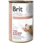 Brit Veterinary Diet Dog Grain Free Renal Tuna & Salmon with Pea 400 g – Sleviste.cz