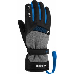 Reusch Flash Gore-Tex Junior dětské lyžařské rukavice black/black melange/brilliant blue