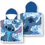 Faro Dětská osuška pončo Lilo and Stitch blue micro 50x100 cm – Zboží Mobilmania