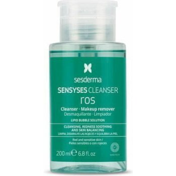 Sesderma Sensyses Cleanser Ros odličovač make-upu pro dehydratovanou a poškozenou pokožku (Nanotech) 200 ml