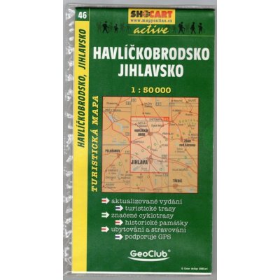 č.46 Turistická mapa ST 46 Havlíčskobrodsko – Hledejceny.cz