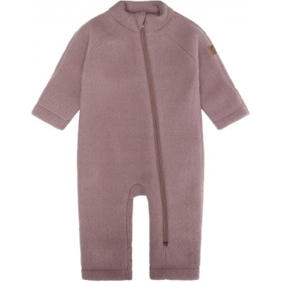 Merino overal na zip bez kapuce růžový Twilight Mauve Mikk Line – Zboží Dáma