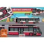 Městská doprava Jednoduché papírové vystřihovánky – Zboží Dáma