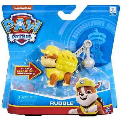 SPIN MASTER Paw Patrol Rubble s akčním batohem a zvukem – Hledejceny.cz