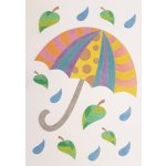 Radost v písku Šablona na pískování deštník A4 210 x 297 mm – Zboží Dáma