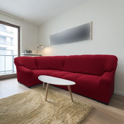 Nueva Textura potah na rohovou pohovku Niagara bordó 340 - 540 cm – Sleviste.cz