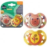 Tommee Tippee Šidítko C2N Silikon Fun růžová 2 ks – Zboží Mobilmania