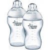 Láhev a nápitka Tommee Tippee C2N 2ks transparentní 340ml