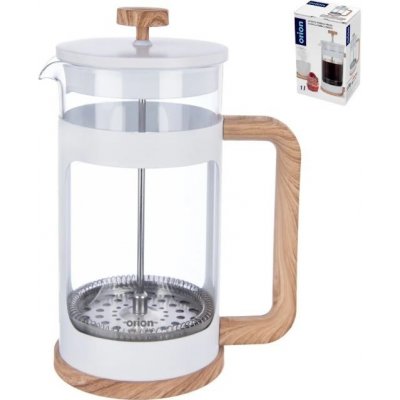 Konvice borosil.sklo/UH french press 1l WHITELINE - Orion – Zboží Mobilmania