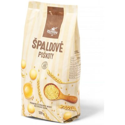 Kávoviny Piškoty Špaldové 120 g