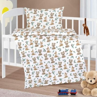 Bellatex povlečení Agáta Srneček s medvídkem 90 x 135 cm 45 x 60 cm – Zboží Dáma