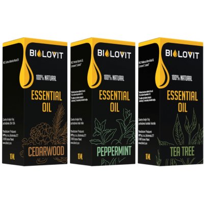 Bilovit Sada esenciálních olejů s antiseptickými účinky 3 x 10 ml – Hledejceny.cz