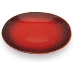 Carlo Giannini Dezertní talíř TERRE LONTANE 22 cm červený – Hledejceny.cz