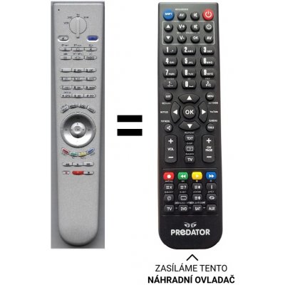 Dálkový ovladač Predátor Loewe RC3 RC4 – Zboží Živě