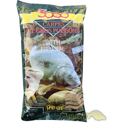 SENSAS Krmítková Směs 3000 Classic 1kg Carp Fishmeal kapr rybí moučka – Zboží Mobilmania