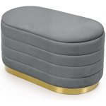 Ak furniture Taburet Bella grafitový – Zboží Mobilmania