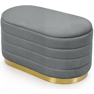 Ak furniture Taburet Bella grafitový – Zboží Mobilmania