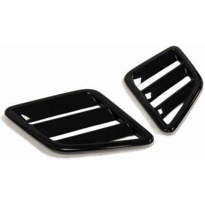 Maxton Design výdechy kapoty pro Ford Focus RS Mk3, černý lesklý plast ABS – Zboží Mobilmania