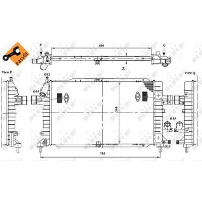 Chladič, chlazení motoru NRF 53415 – Sleviste.cz