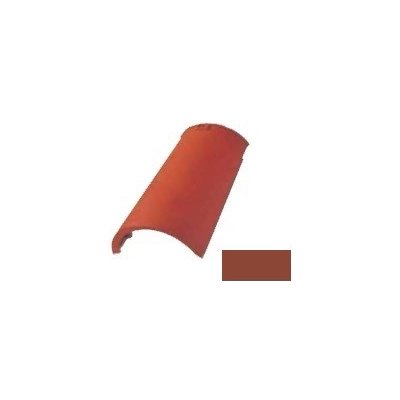 Tondach Hranice / Renoton 11 hladký 22,5 cm č.6 engoba červená