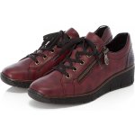 Rieker 53702-35 červená – Zboží Dáma