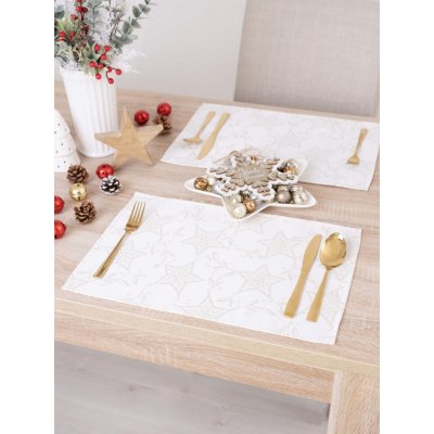 MKLuzkoviny.cz Lurexové vánoční prostírání Hvězdná noc 30x45cm – Zboží Dáma MKLuzkoviny.cz Lurexové vánoční prostírání Hvězdná noc 30x45cm – Zboží Dáma