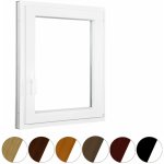 ALUPLAST Plastové okno jednokřídlo bílé 100x130 – Hledejceny.cz