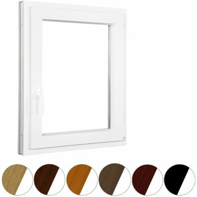 ALUPLAST Plastové okno jednokřídlo bílé 100x130 – Hledejceny.cz