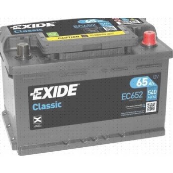Exide Classic 12V 65Ah 540A EC652